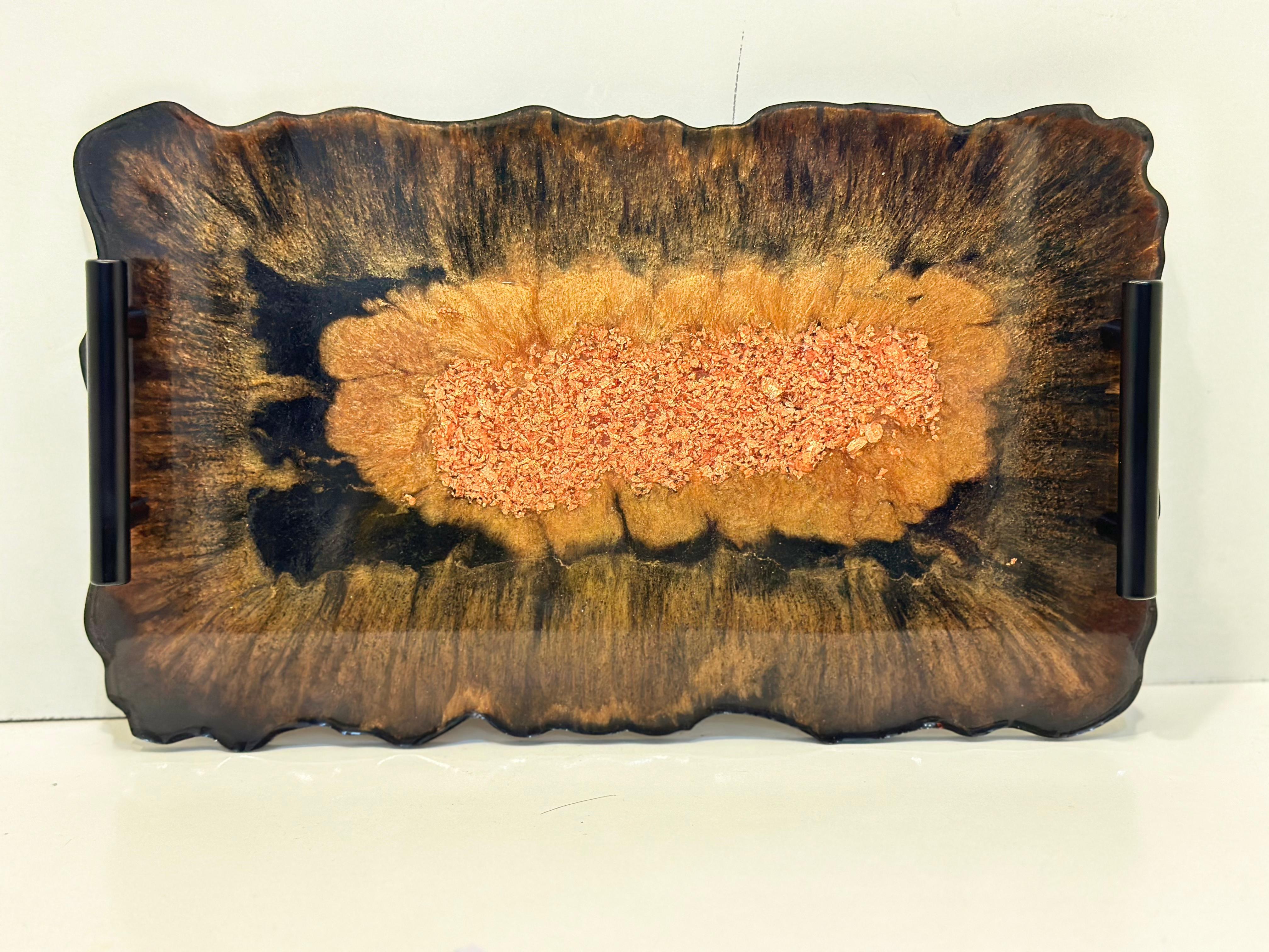 Cheetah print tray large size - Resin Art Products