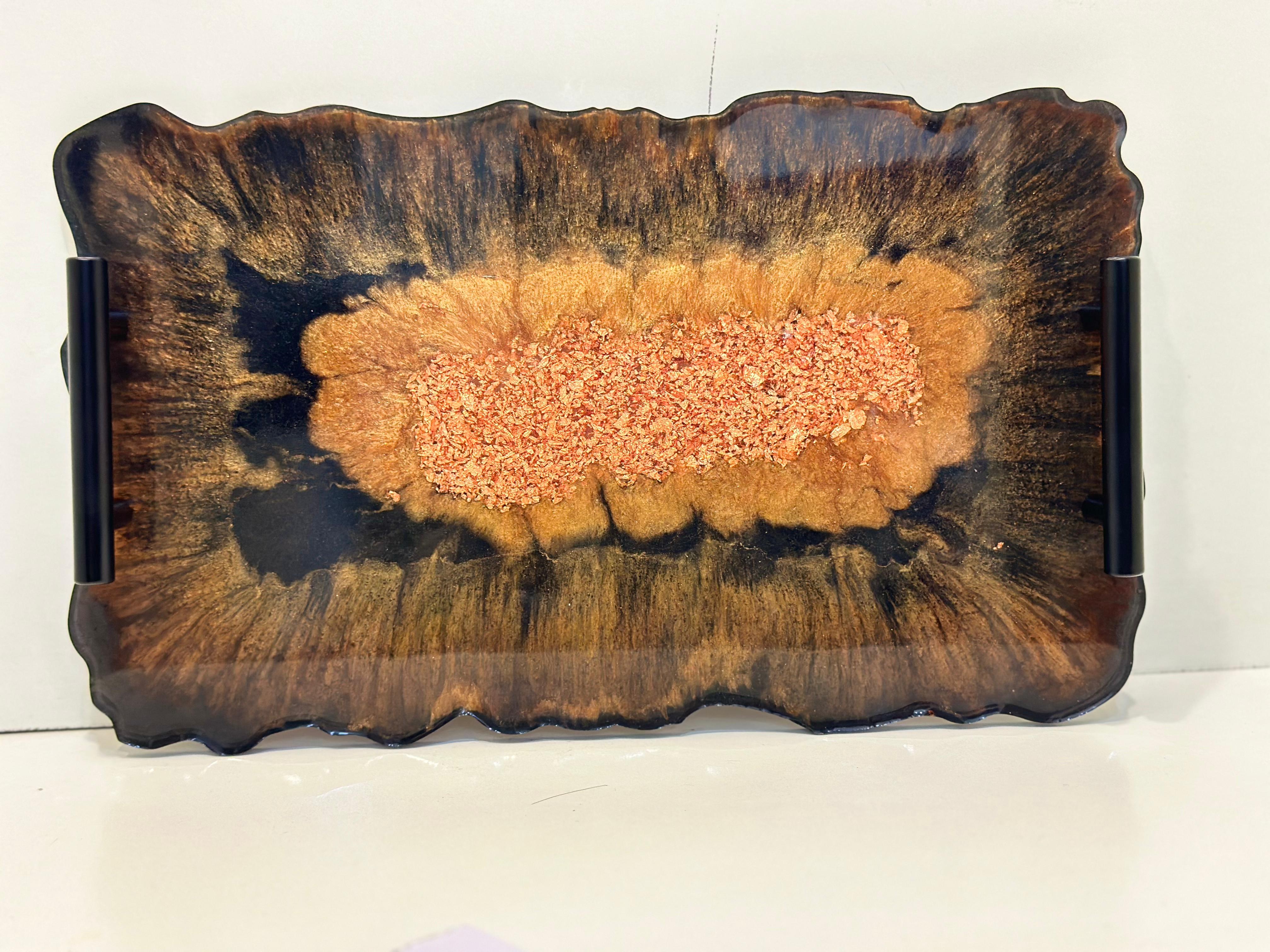 Cheetah print tray large size - Resin Art Products