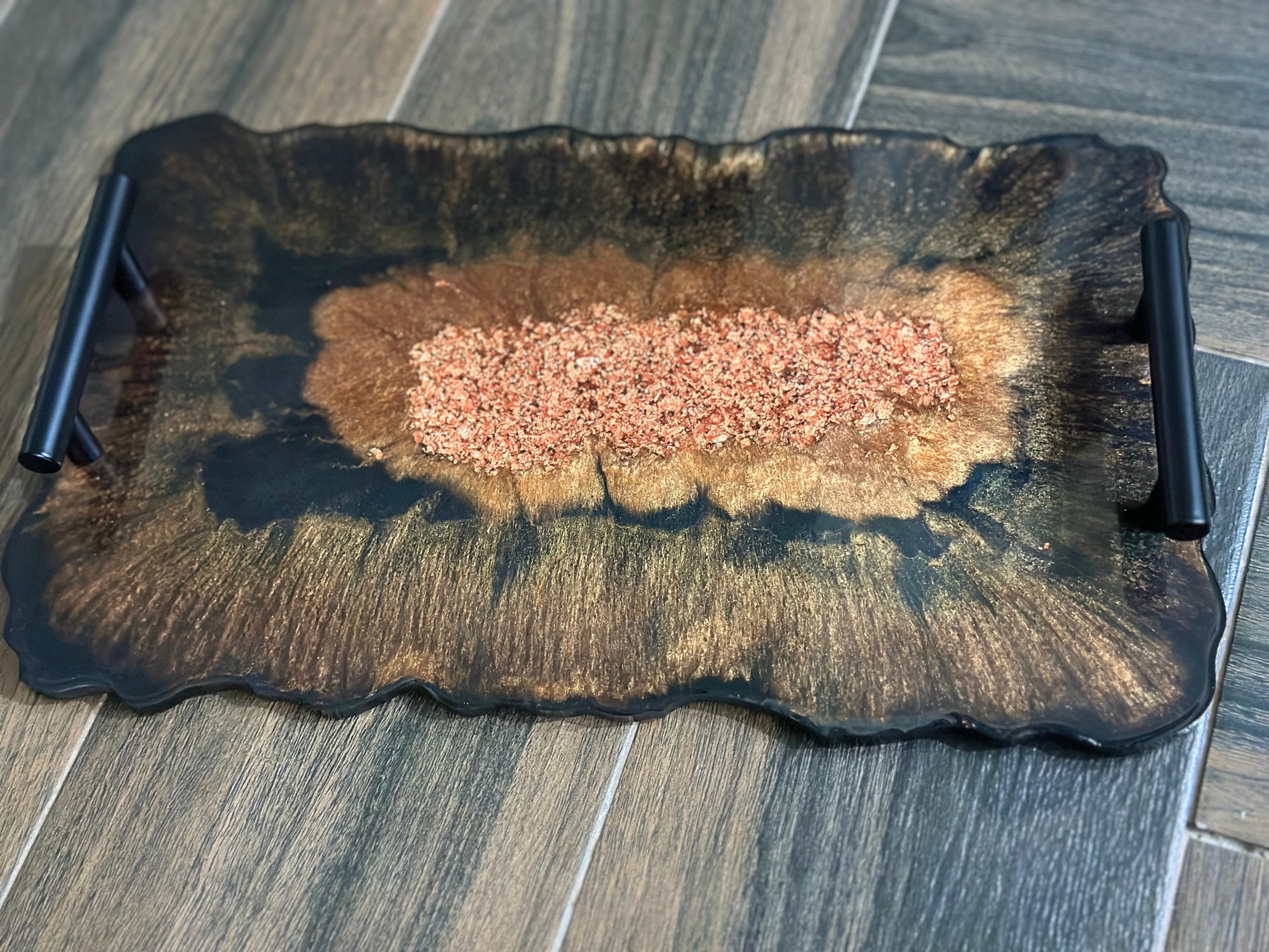 Cheetah print tray large size - Resin Art Products