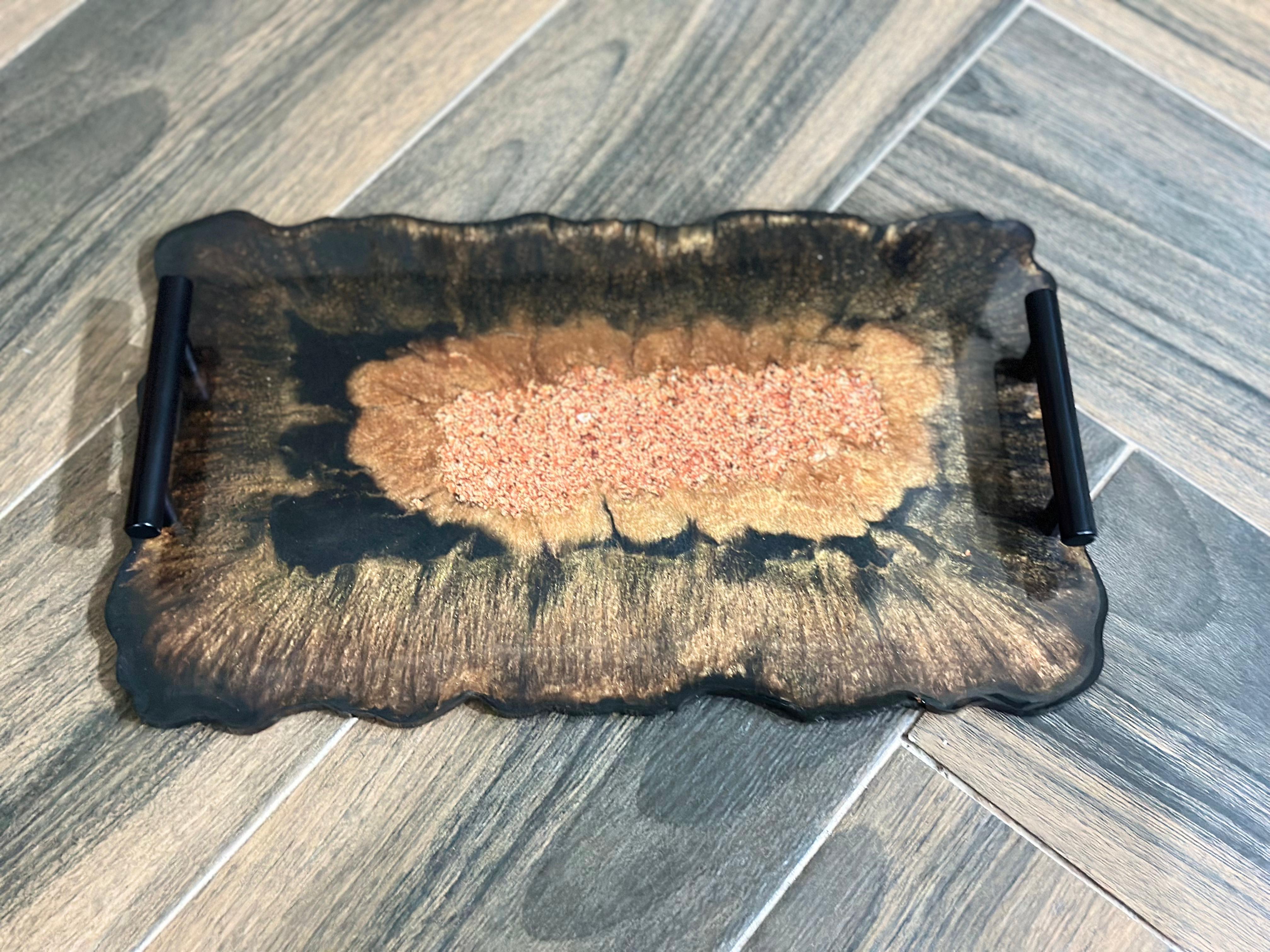 Cheetah print tray large size - Resin Art Products