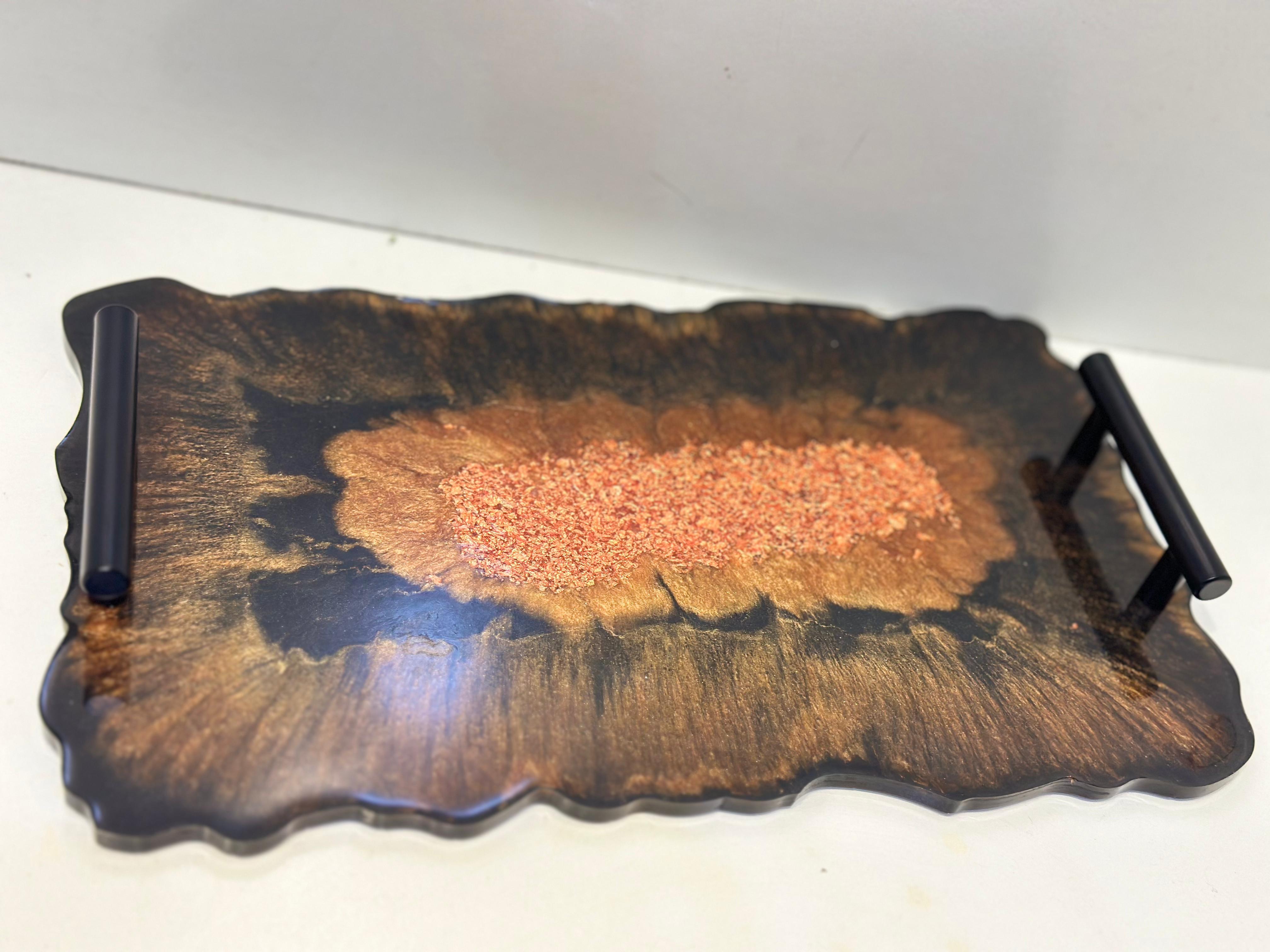 Cheetah print tray large size - Resin Art Products